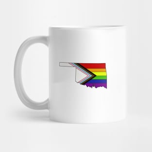 Progress pride flag - Oklahoma Mug